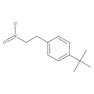 1-Tert-butyl-4-(2-nitroethyl)benzene Structure