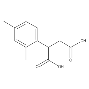 2-(2,4-Dimethylphenyl)butanedioic acid Structure