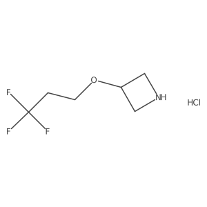 3-(3,3,3-Trifluoropropoxy)azetidine hydrochloride Structure