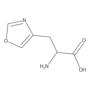 (s)-2-Amino-3-(oxazol-4-yl)propanoic acid Structure