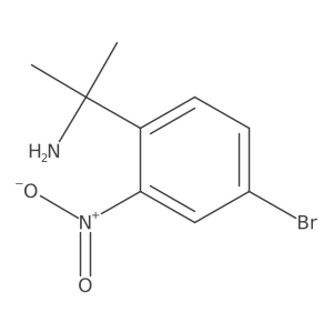 2-(4-Bromo-2-nitrophenyl)propan-2-amine结构式