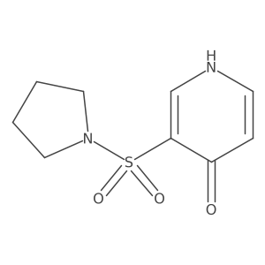 3-(Pyrrolidin-1-ylsulfonyl)pyridin-4-ol Structure