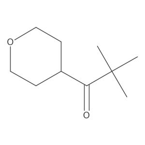 2,2-Dimethyl-1-(oxan-4-yl)propan-1-one结构式