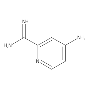 4-Aminopyridine-2-carboximidamide Structure