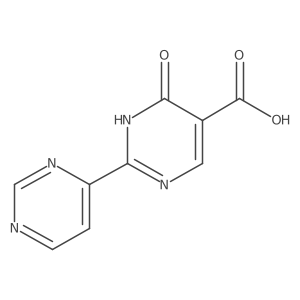 6-Oxo-2-(pyrimidin-4-yl)-1,6-dihydropyrimidine-5-carboxylic acid Structure