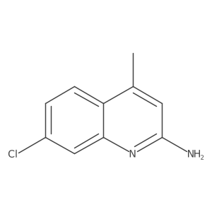 7-Chloro-4-methyl-2-quinolinamine结构式