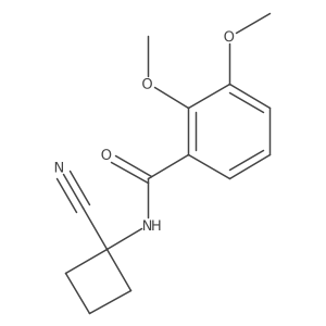 N-(1-cyanocyclobutyl)-2,3-dimethoxybenzamide Structure