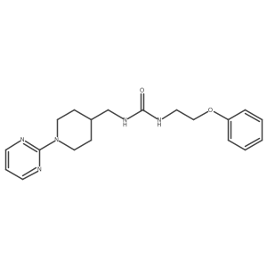 1-(2-Phenoxyethyl)-3-((1-(pyrimidin-2-yl)piperidin-4-yl)methyl)urea结构式