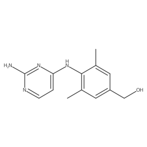 (4-((2-Aminopyrimidin-4-yl)amino)-3,5-dimethylphenyl)methanol Structure