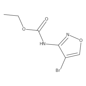 Ethyl (4-bromoisoxazol-3-yl)carbamate结构式