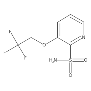 3-(2,2,2-Trifluoroethoxy)pyridine-2-sulfonamide Structure