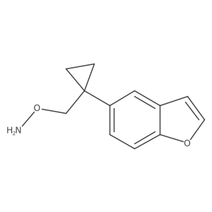 O-{[1-(1-benzofuran-5-yl)cyclopropyl]methyl}hydroxylamine Structure