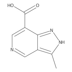 3-Methyl-1H-pyrazolo[4,3-c]pyridine-7-carboxylic acid Structure