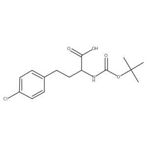 (S)-2-Tert-butoxycarbonylamino-4-(4-chloro-phenyl)-butyric acid Structure