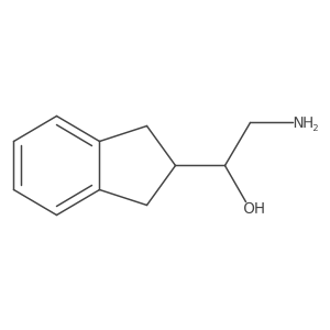 2-amino-1-(2,3-dihydro-1H-inden-2-yl)ethan-1-ol Structure