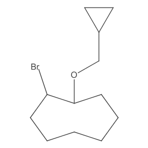 1-Bromo-2-(cyclopropylmethoxy)cyclooctane Structure