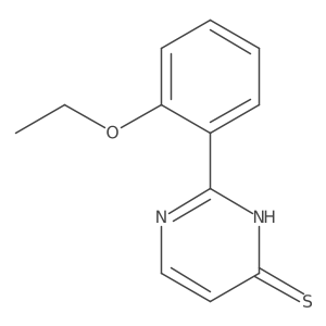 2-(2-Ethoxyphenyl)-3,4-dihydropyrimidine-4-thione Structure