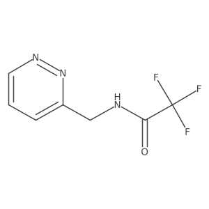 2,2,2-Trifluoro-N-(pyridazin-3-ylmethyl)acetamide Structure
