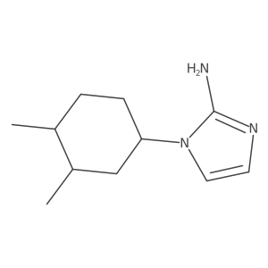 1-(3,4-dimethylcyclohexyl)-1H-imidazol-2-amine Structure