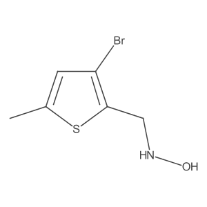 N-[(3-bromo-5-methylthiophen-2-yl)methyl]hydroxylamine Structure