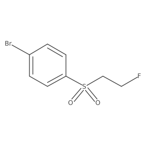 1-Bromo-4-(2-fluoroethanesulfonyl)benzene Structure