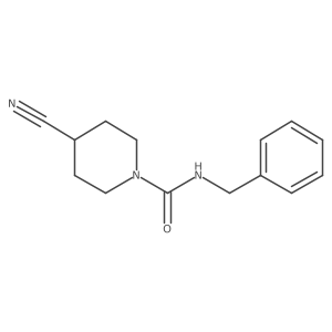 N-benzyl-4-cyanopiperidine-1-carboxamide Structure