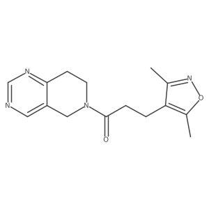 1-(7,8-dihydropyrido[4,3-d]pyrimidin-6(5H)-yl)-3-(3,5-dimethylisoxazol-4-yl)propan-1-one Structure