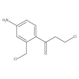 1-(4-Amino-2-(chloromethyl)phenyl)-3-chloropropan-1-one结构式