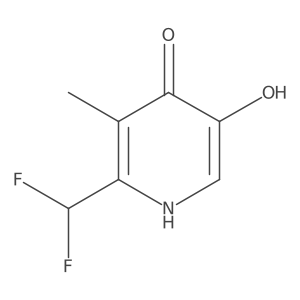 2-(Difluoromethyl)-4,5-dihydroxy-3-methylpyridine Structure