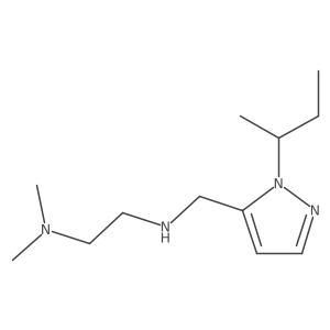 {[1-(butan-2-yl)-1H-pyrazol-5-yl]methyl}[2-(dimethylamino)ethyl]amine Structure