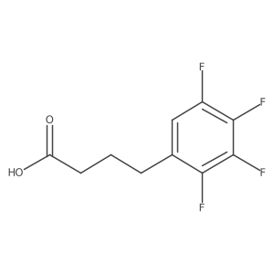 4-(2,3,4,5-Tetrafluorophenyl)butanoic acid结构式
