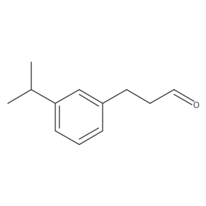 3-[3-(Propan-2-yl)phenyl]propanal Structure
