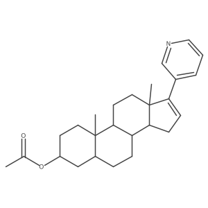 [(3R,5R,8R,9S,10S,13S,14S)-10,13-dimethyl-17-pyridin-3-yl-2,3,4,5,6,7,8,9,11,12,14,15-dodecahydro-1H-cyclopenta[a]phenanthren-3-yl] acetate结构式