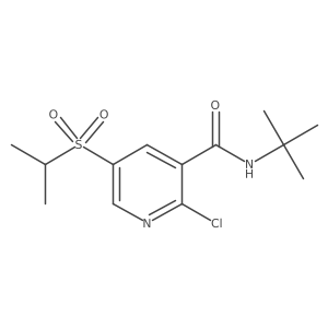 N-(tert-butyl)-2-chloro-5-(isopropylsulfonyl)nicotinamide Structure