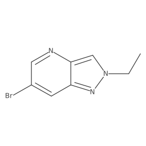 6-bromo-2-ethyl-2H-pyrazolo[4,3-b]pyridine Structure