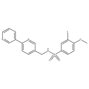 N-([2,3'-bipyridin]-5-ylmethyl)-3-fluoro-4-methoxybenzenesulfonamide Structure