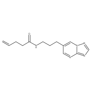 N-(3-([1,2,4]triazolo[1,5-a]pyrimidin-6-yl)propyl)pent-4-enamide结构式