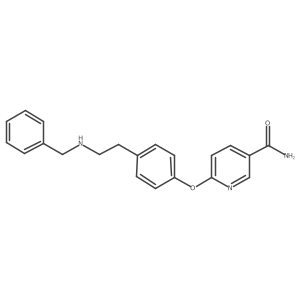 6-(4-(2-(Benzylamino)ethyl)phenoxy)nicotinamide结构式