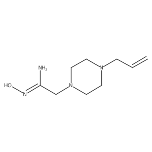 2-(4-Allylpiperazin-1-yl)-N'-hydroxyacetimidamide Structure