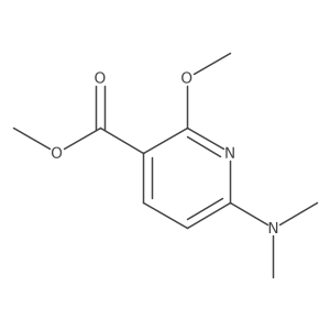 Methyl 6-(dimethylamino)-2-methoxypyridine-3-carboxylate Structure