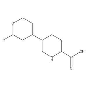 5-(2-Methyloxan-4-yl)piperidine-2-carboxylic acid结构式