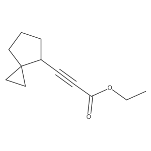 Ethyl 3-{spiro[2.4]heptan-4-yl}prop-2-ynoate结构式