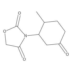 3-(2-Methyl-5-oxocyclohexyl)-1,3-oxazolidine-2,4-dione结构式