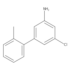 3-Chloro-5-(2-methylphenyl)aniline Structure