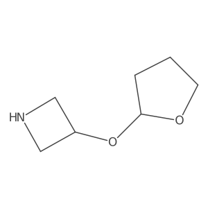3-(Oxolan-2-yloxy)azetidine Structure