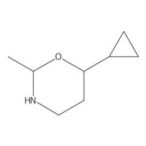 6-Cyclopropyl-2-methyl-1,3-oxazinane Structure