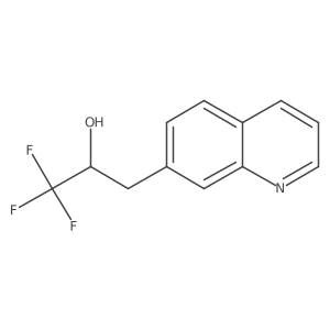 1,1,1-Trifluoro-3-(quinolin-7-yl)propan-2-ol结构式