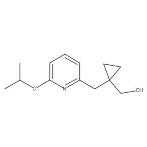 (1-{[6-(Propan-2-yloxy)pyridin-2-yl]methyl}cyclopropyl)methanol结构式