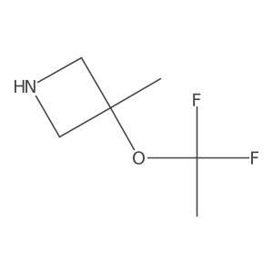 3-(1,1-Difluoroethoxy)-3-methylazetidine Structure