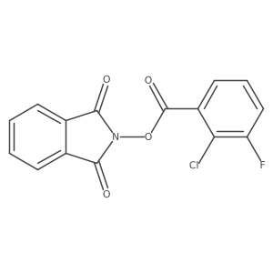 1,3-dioxo-2,3-dihydro-1H-isoindol-2-yl 2-chloro-3-fluorobenzoate结构式
